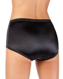 Satin Full Coverage Brief Panties (6 Pack)