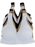 Racer Back Wireless Yoga Bras (6 Pack)